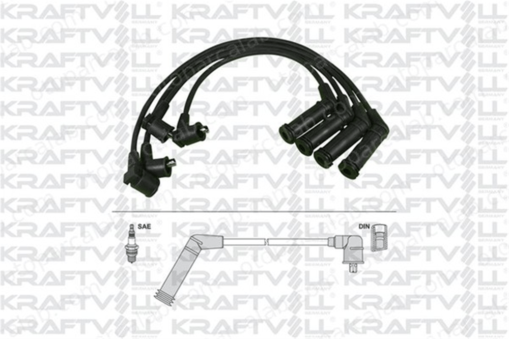 KRAFTVOLL 05070354 Buji Kablosu HYUNDAI GETZ ACCENT II 2742002610 2743002610