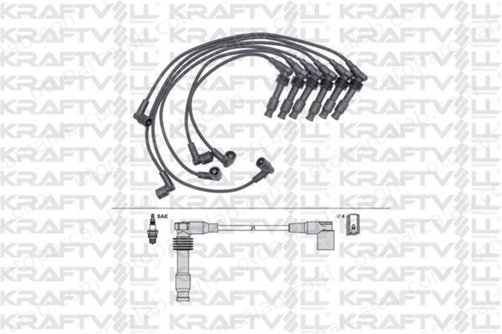 KRAFTVOLL 05070362 Buji Kablosu ROVER 25 I Hatchback MG MG TF 1612623 1612622