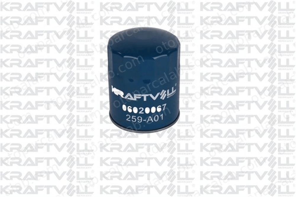 KRAFTVOLL 06020067 Yağ Filtresi HYUNDAI H-1 / STAREX Minibüs/Otobüs TERRACAN 2630042040 2630042060