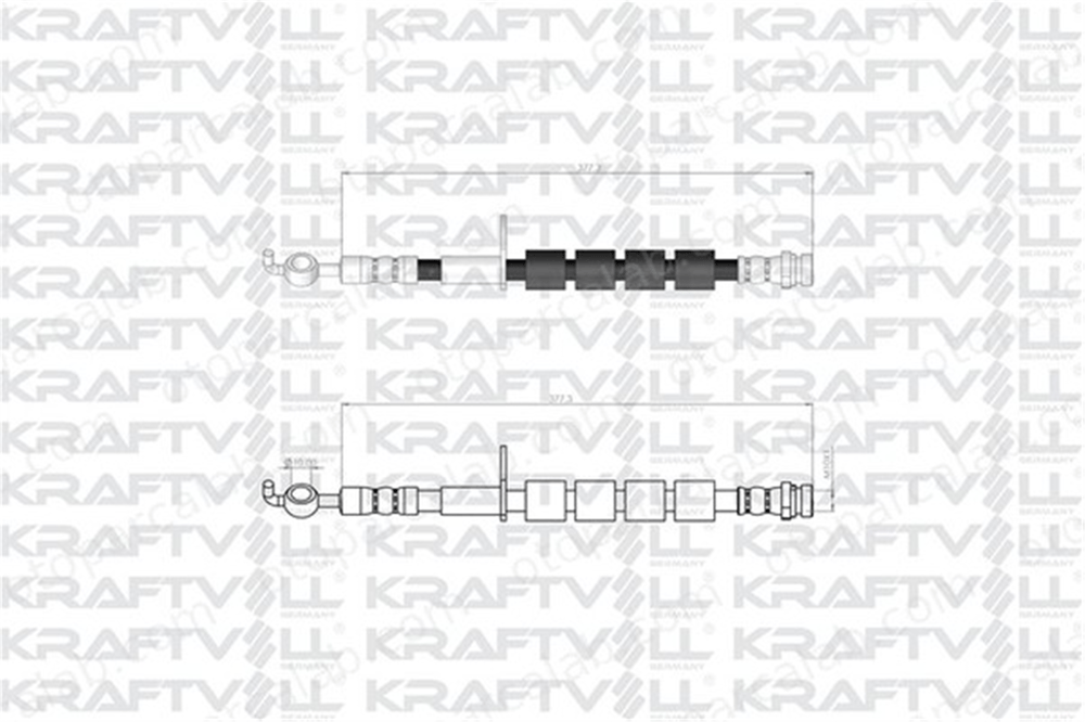 KRAFTVOLL 07080222 Fren Hortumu Ön Sağ FORD FIESTA VI B-MAX 104240 1514231