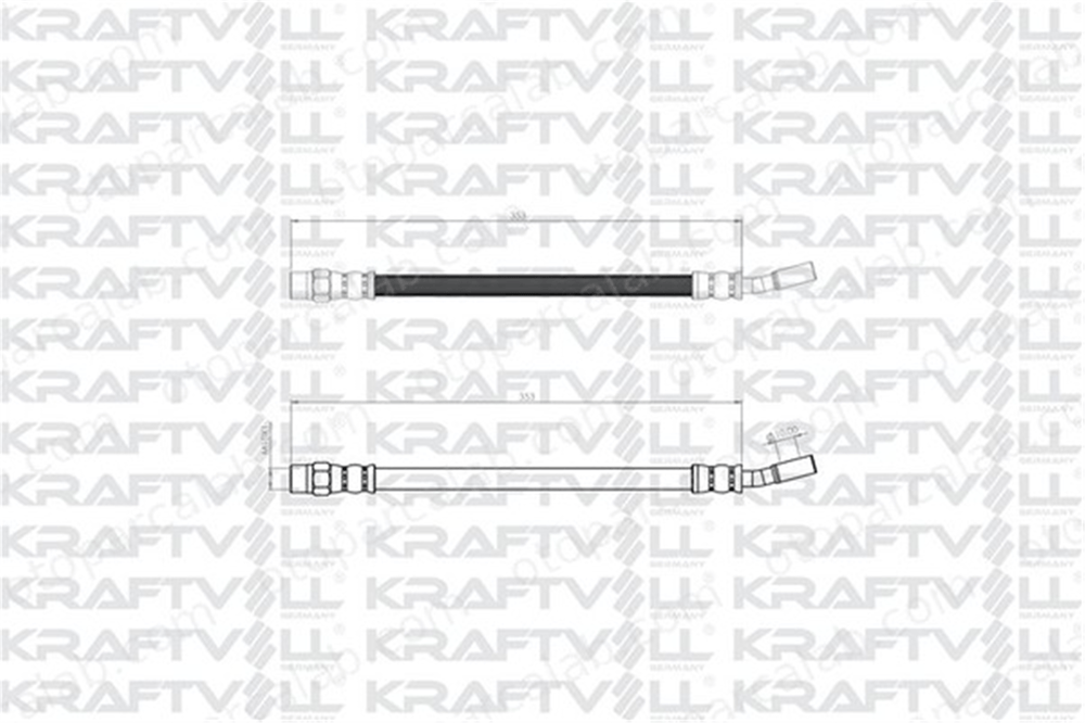 KRAFTVOLL 07080303 Fren Hortumu Arka Sağ veya Sol MERCEDES-BENZ C-SERISI C-SERISI T-Model A0014204548 AH0933