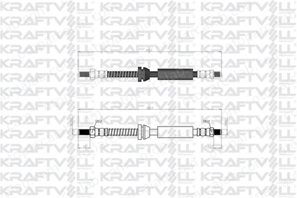 KRAFTVOLL 07080388 Fren Hortumu Ön Sağ veya Sol FORD FIESTA III FIESTA Kasa/büyük limuzin 1013820 605368007