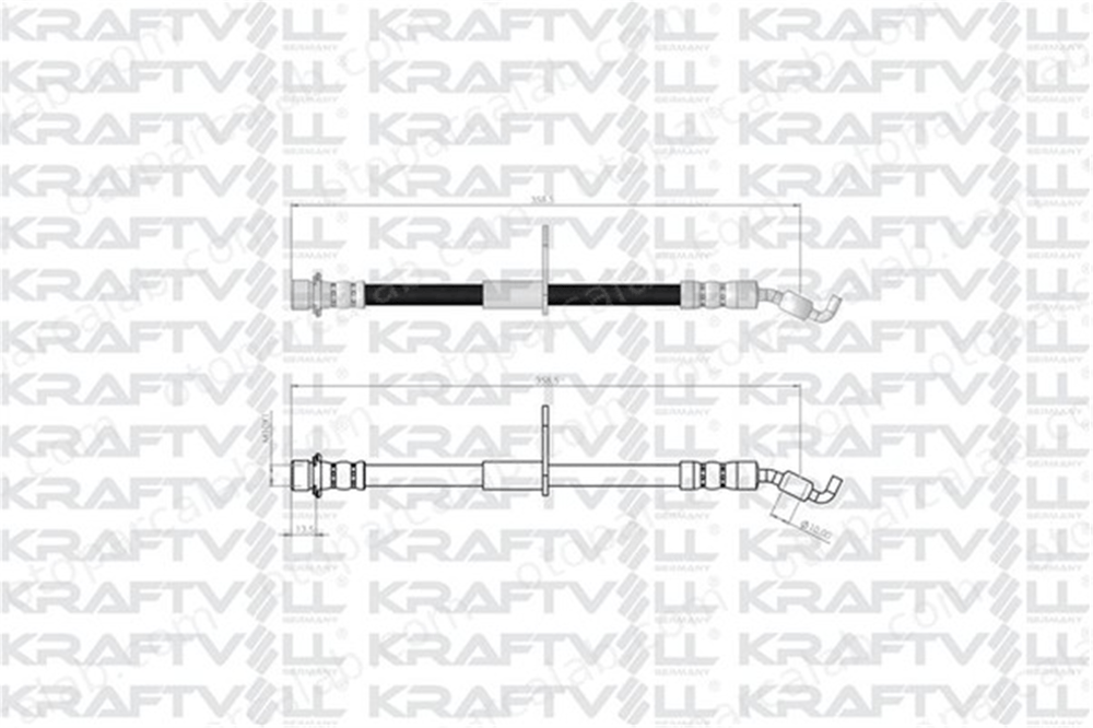 KRAFTVOLL 07080424 Fren Hortumu Arka Sağ TOYOTA AVENSIS Sedan AVENSIS Station wagon 90947W2017 514564