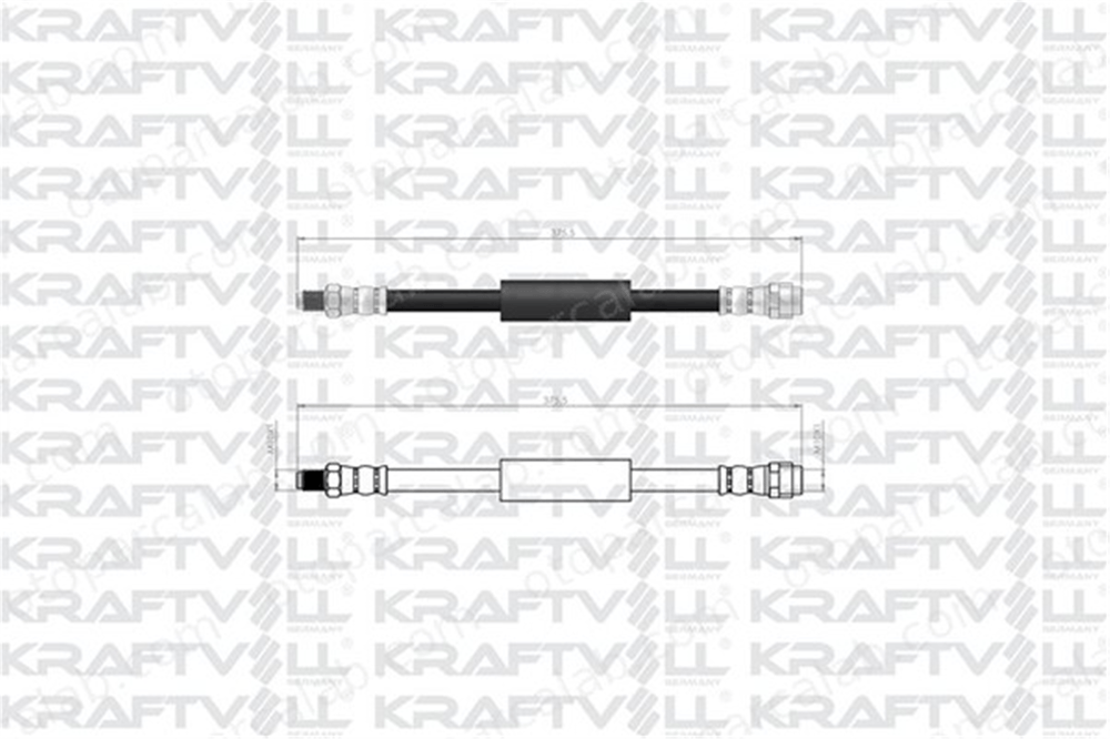 KRAFTVOLL 07080430 Fren Hortumu Arka Sağ veya Sol MERCEDES-BENZ E-SERISI E-SERISI T-Model A2124200448 AH0936