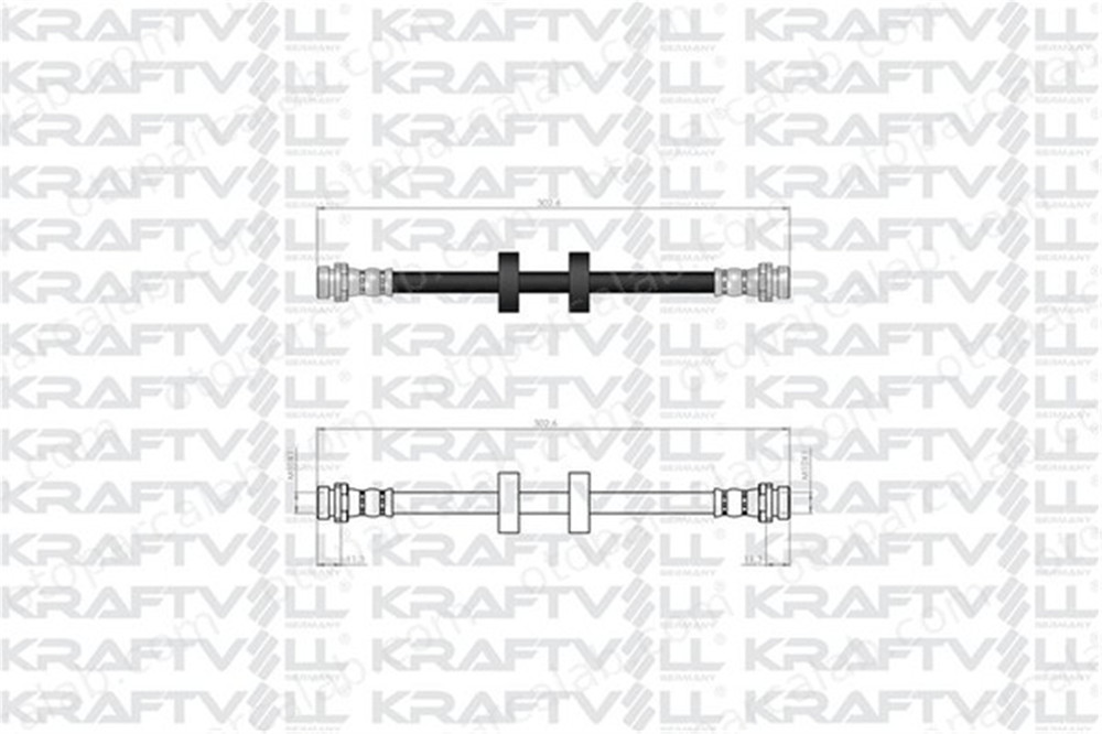 KRAFTVOLL 07080458 Fren Hortumu Arka Sağ veya Sol FORD MONDEO I MONDEO I Sedan 93BB2282AA 172047B