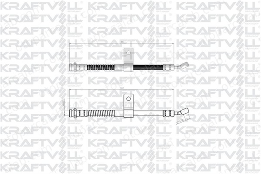 KRAFTVOLL 07080473 Fren Hortumu Ön Sağ veya Sol HYUNDAI ATOS 5873200000 19032599