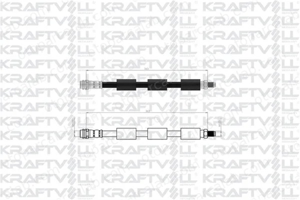 KRAFTVOLL 07080543 Fren Hortumu Ön Sağ veya Sol MERCEDES-BENZ C-SERISI C-SERISI T-Model A2054200248 AH0930