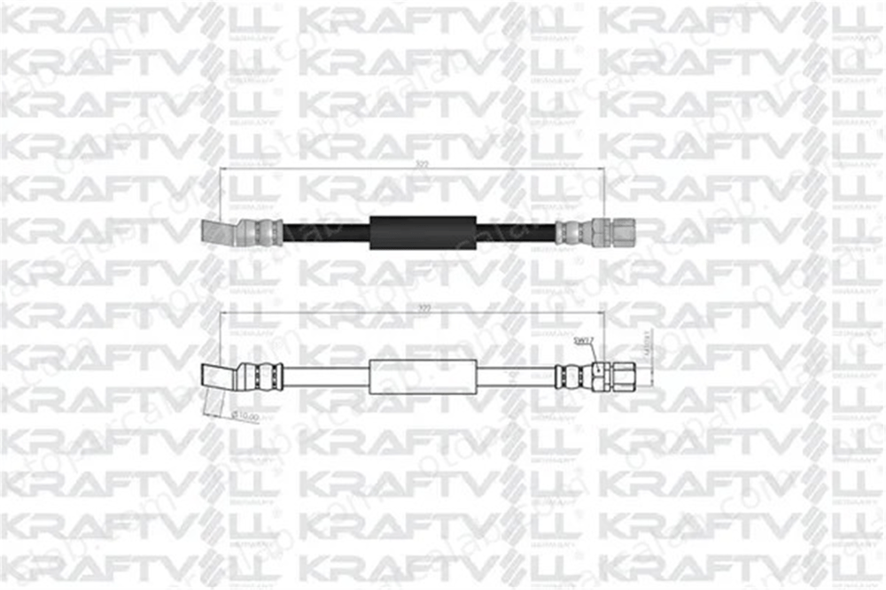 KRAFTVOLL 07080889 Fren Hortumu Ön Sağ veya Sol OPEL KADETT E Hatchback ASTRA F Station wagon 562358 562345