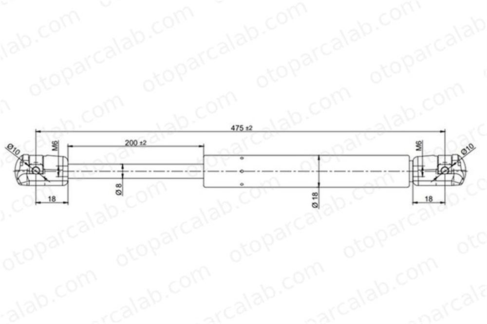 KRAFTVOLL 09010018 Bagaj Amortisörü Sağ veya Sol OPEL VECTRA A Hatchback 90227936 132716