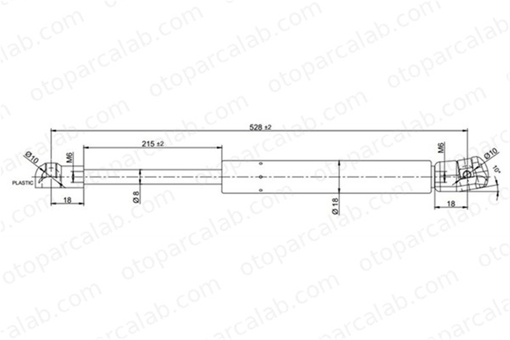KRAFTVOLL 09010156 Bagaj Amortisörü Sağ veya Sol VW GOLF V Variant GOLF VI Variant 1K9827550A 1K9827550B