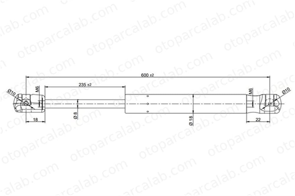 KRAFTVOLL 09010210 Bagaj Amortisörü Sağ veya Sol OPEL ADAM 13352789 132119