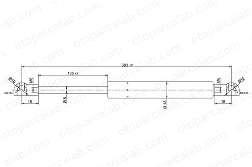 KRAFTVOLL 09010310 Bagaj Amortisörü Sağ veya Sol RENAULT TWINGO II 8200385560