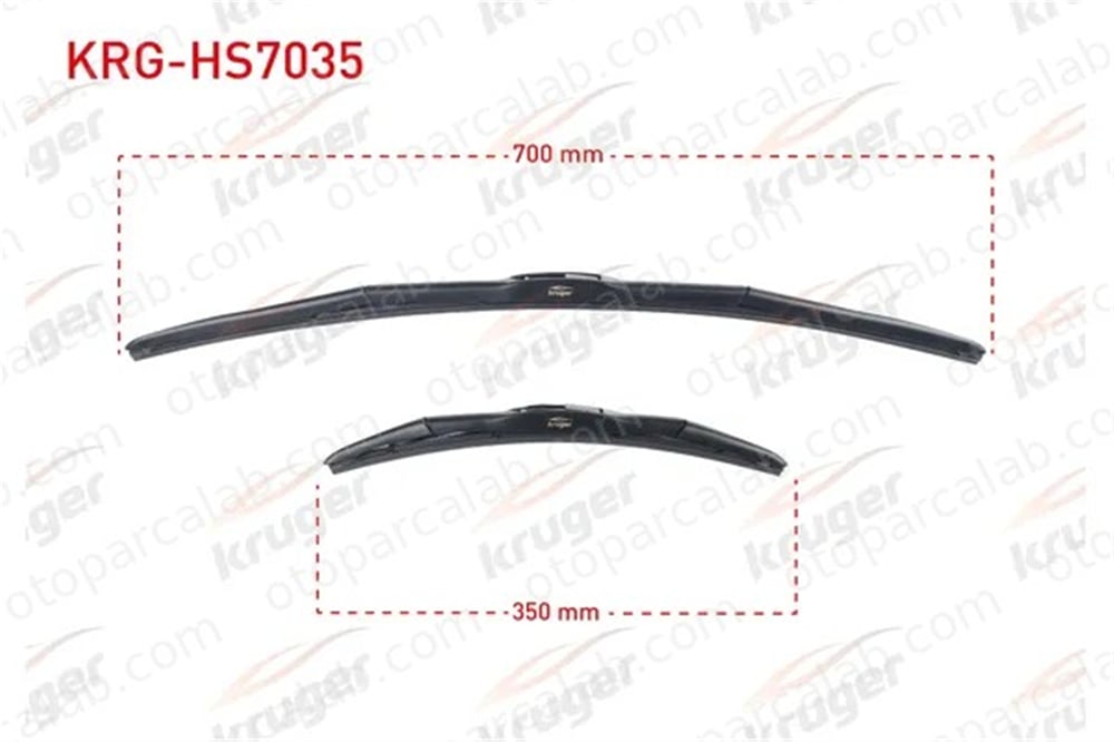 KRUGER HS7035 Silecek Süpürgesi Ön Hybrid Tip 700/350 mm - 28/14 inç MERCEDES-BENZ G-SERISI AUDI A4 B7 Avant 8521212620 8522212B00