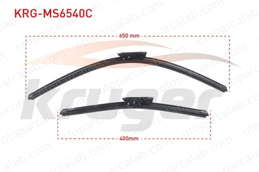KRUGER MS6540C Silecek Süpürgesi Ön 650/400 mm - 26/16 inç MERCEDES-BENZ G-SERISI FIAT PANDA 288900003R 288900001R