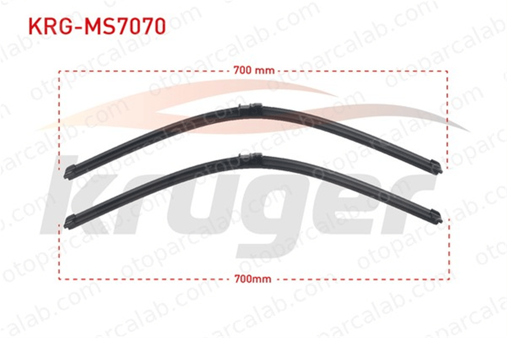 KRUGER MS7070 Silecek Süpürgesi Ön 700/700 mm - 28/28 inç MERCEDES-BENZ S-SERISI PEUGEOT 407 SW 6423A7 6426SZ