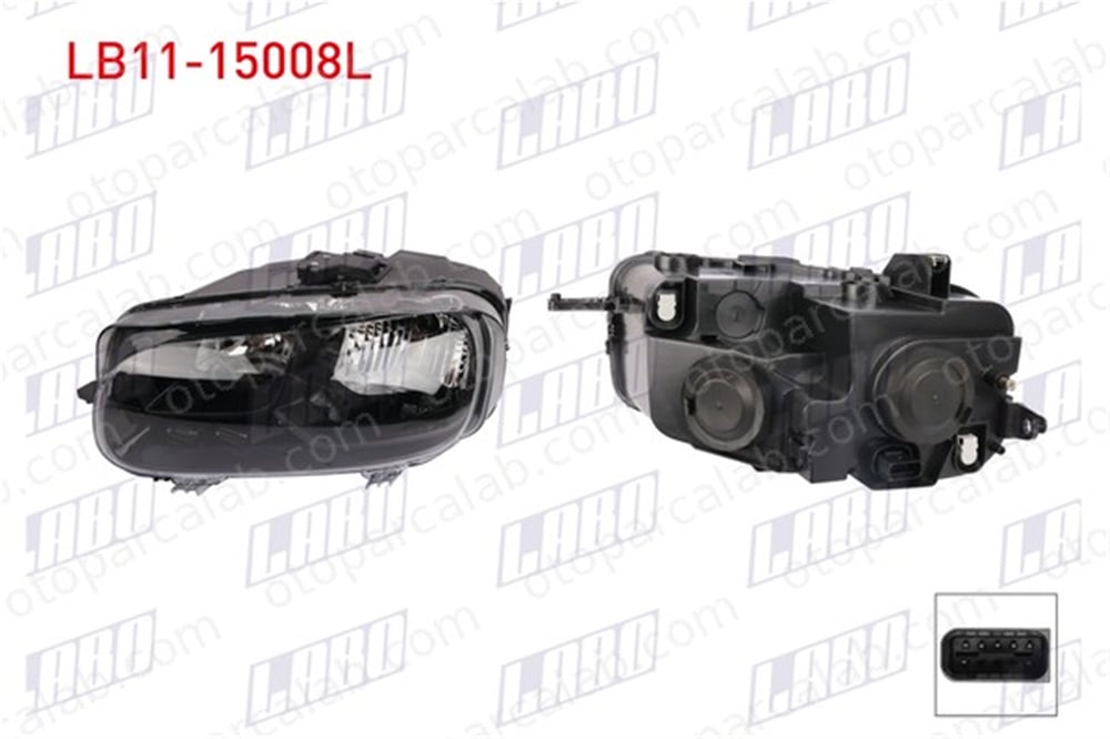 LABO LB11-15008L Far Sol CITROËN BERLINGO Kasa/büyük limuzin BERLINGO 9816825180