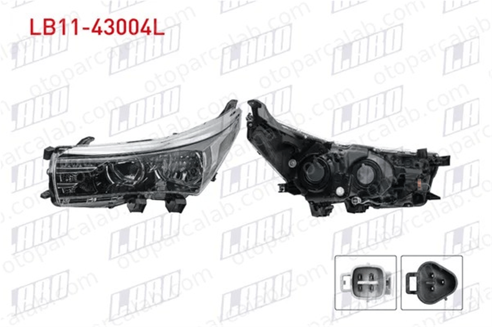 LABO LB11-43004L Far Lambası Sol TOYOTA COROLLA Sedan 8117002E70 8117002E71