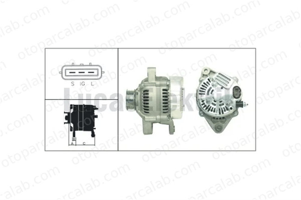 LUCAS ELEKTRIK LEA0189 Alternatör TOYOTA COROLLA CARINA E VI 2706002040 2706002050
