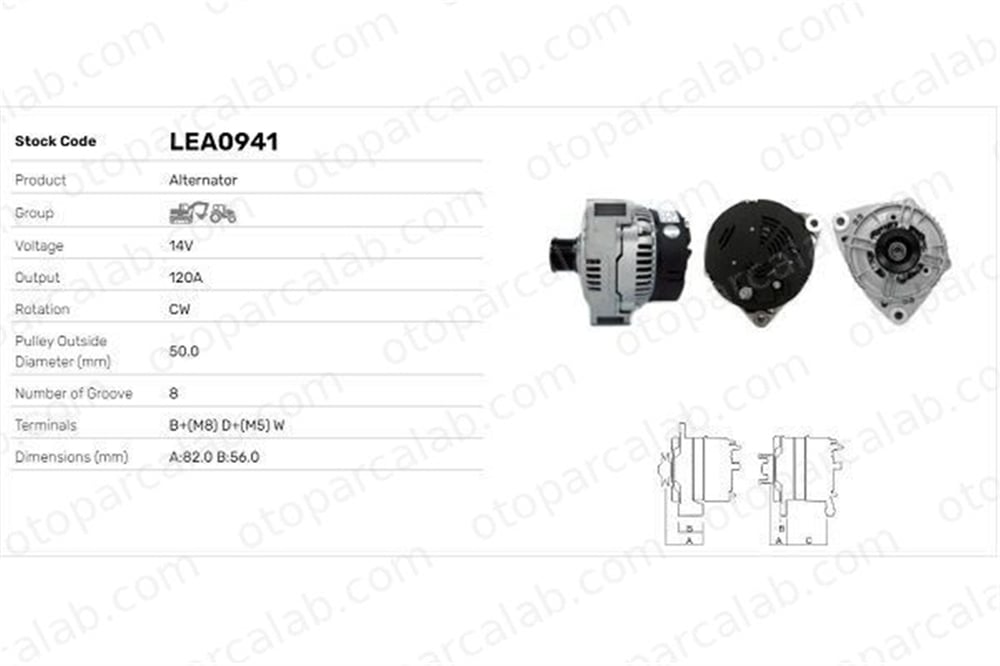 LUCAS ELEKTRIK LEA0941 Alternatör MERCEDES-BENZ E-SERISI S-SERISI AL111676 AL114093