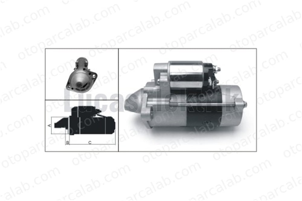 LUCAS ELEKTRIK LES0190 Marş Dinamosu MITSUBISHI L200 / TRITON L200 3610042200 3610042300