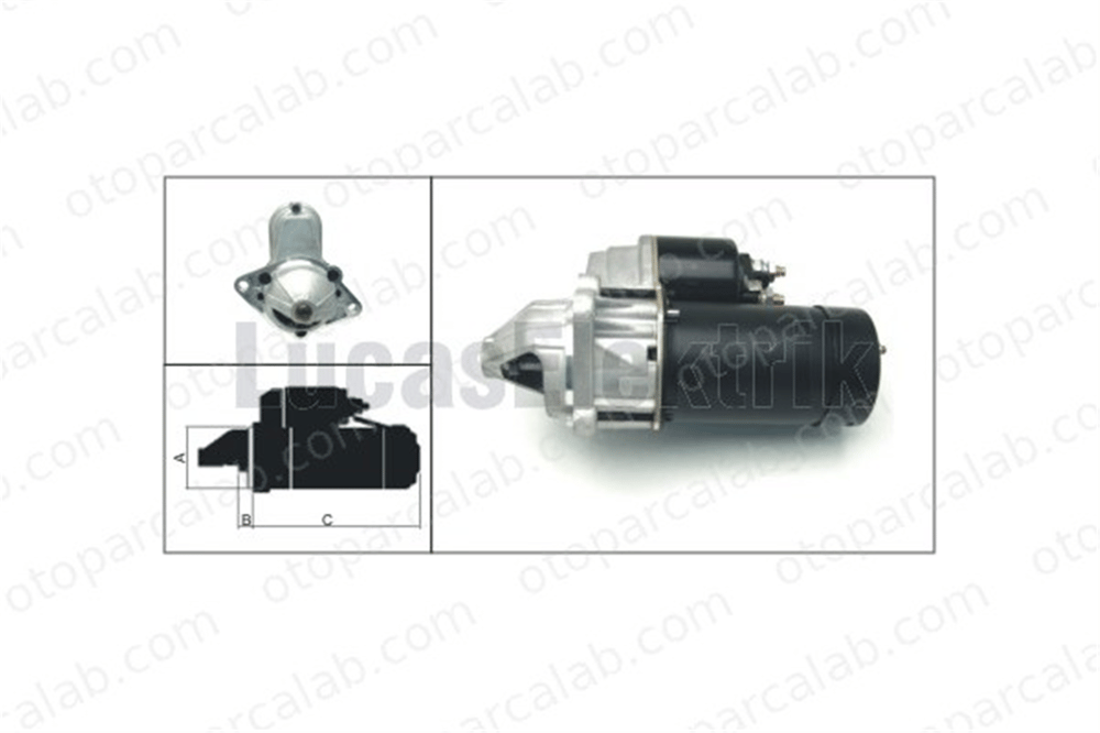 LUCAS ELEKTRIK LES0275 Marş Dinamosu OPEL CORSA D KADETT E Hatchback 25182244 25186107