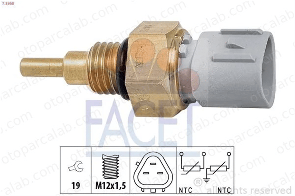 MADE IN TAIWAN 6M3412A648AA Hararet Müşürü MAZDA MX-5 II 323 S VI 6M3412A648AA 8942216010