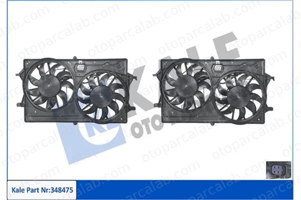 MADE IN TAIWAN 98AB8C607DL Radyatör Fan ve Motoru FORD FOCUS I FOCUS I Turnier 98AB8C607DL 1016220