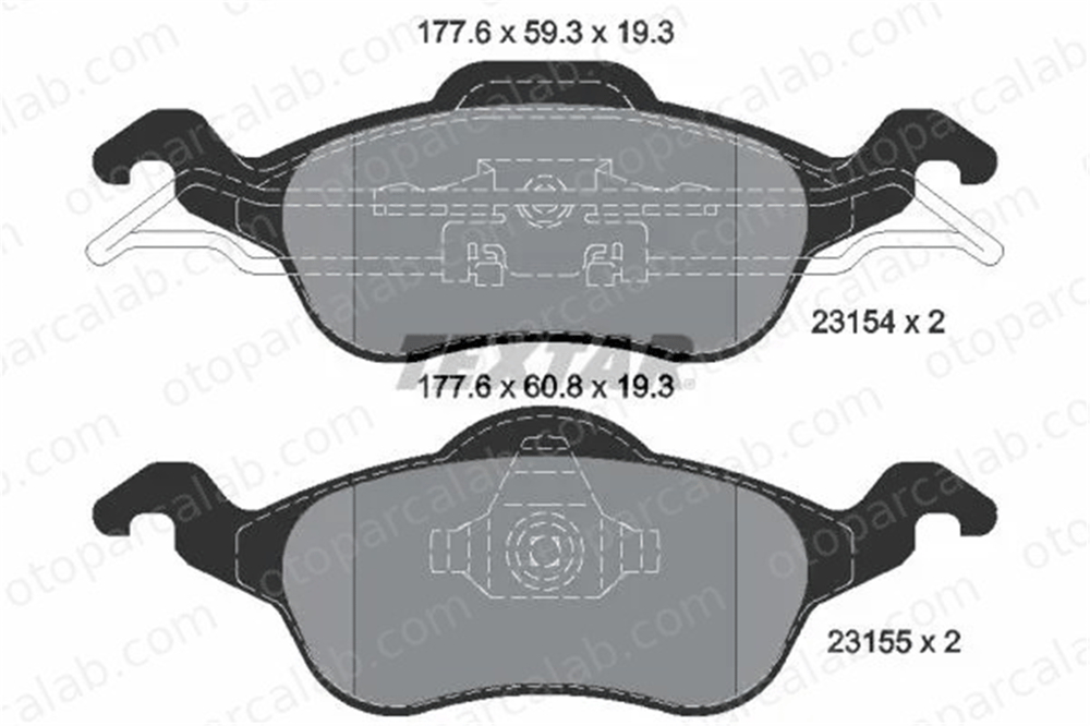 MAGNETI MARELLI 323700003800 Fren Disk Balata Ön FORD FOCUS I Turnier FOCUS I 323700003800 1075558