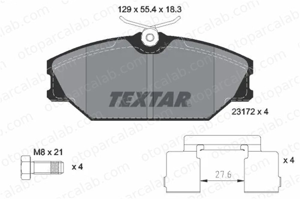 MAGNETI MARELLI 323700006200 Fren Disk Balata Ön RENAULT SCÉNIC I MPV LAGUNA I Grandtour 323700006200 7701206379