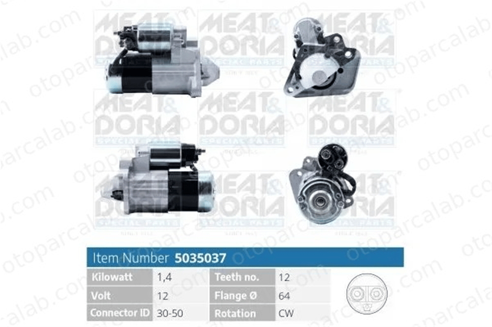 MAGNETI MARELLI 359001400210 Marş Dinamosu NISSAN MICRA III NOTE M000T87881 M000T21471