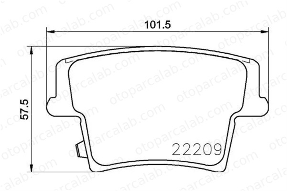 MAGNETI MARELLI 363700411040 Fren Disk Balata Arka DODGE CHARGER CHALLENGER Coupe 363700411040 K05142560AB