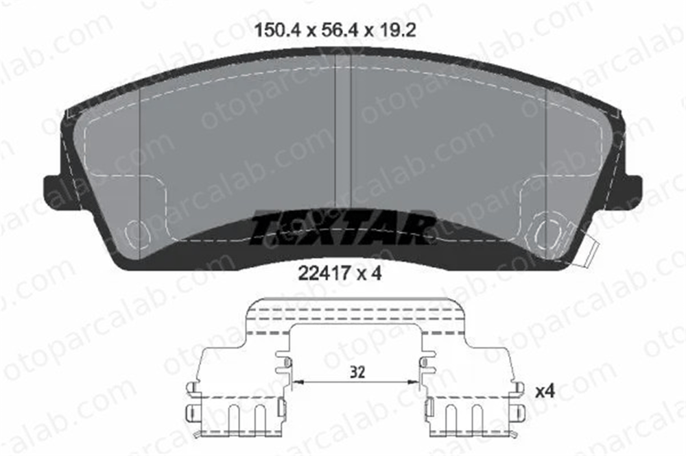 MAGNETI MARELLI 363700418034 Fren Disk Balata Ön DODGE CHARGER CHALLENGER Coupe 363700418034 5174001AC