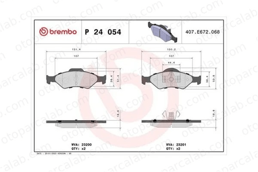 MAGNETI MARELLI 363700424054 Fren Disk Balata Ön FORD FIESTA IV KA 363700424054 1111857