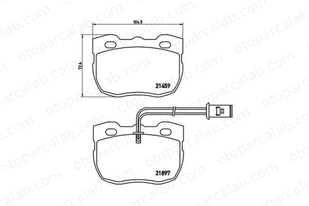 MAGNETI MARELLI 363700444004 Fren Disk Balata Ön LAND ROVER RANGE ROVER I DISCOVERY I 363700444004 RTC6590