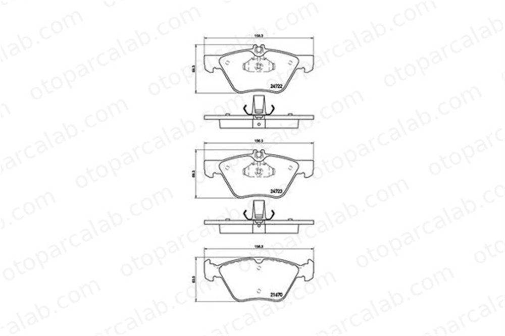 MAGNETI MARELLI 363700450075 Fren Disk Balata Ön MERCEDES-BENZ E-SERISI E-SERISI T-Model 363700450075 44200720