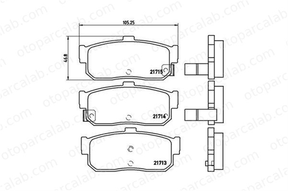 MAGNETI MARELLI 363700456029 Fren Disk Balata Arka NISSAN ALMERA II Hatchback ALMERA I Hatchback 363700456029 D40605M490