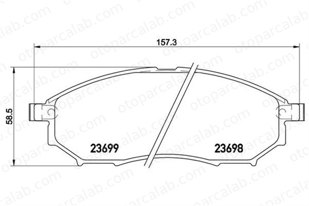 MAGNETI MARELLI 363700456094 Fren Disk Balata Ön NISSAN QASHQAI / QASHQAI +2 I INFINITI M 363700456094 41060AT0J