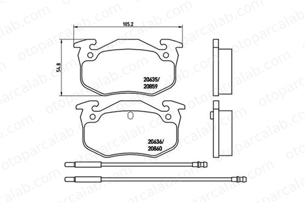 MAGNETI MARELLI 363700461029 Fren Disk Balata Ön veya Arka CITROËN BX BX Break 363700461029 7701170172