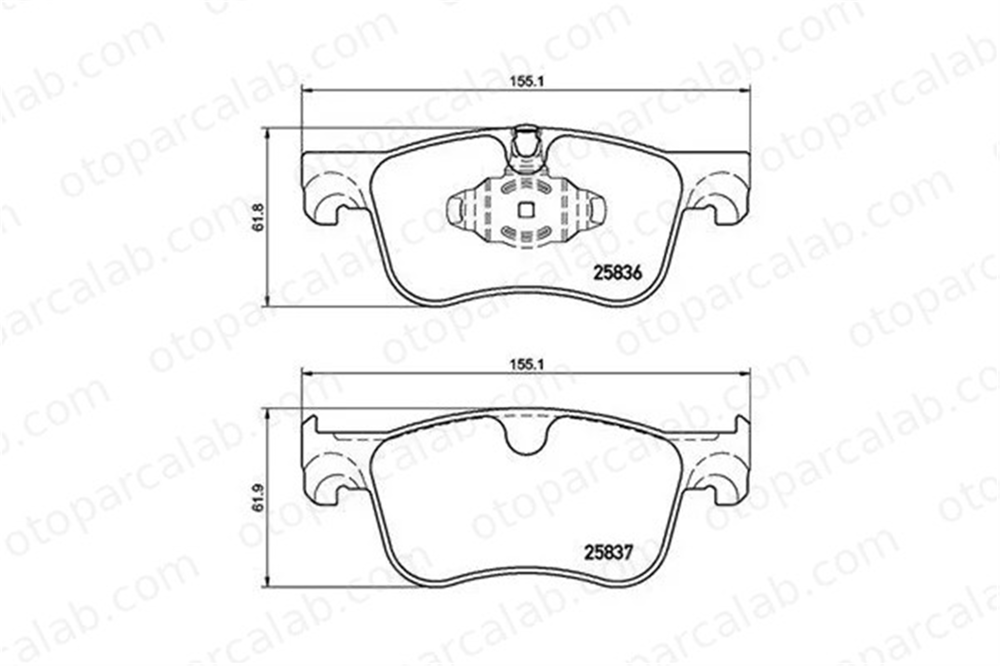 MAGNETI MARELLI 363700461116 Fren Disk Balata Ön CITROËN C4 PICASSO II C4 GRAND PICASSO II 363700461116 1609898380