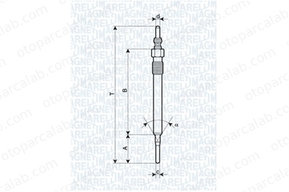 MAGNETI MARELLI 60900620606 Isıtma Bujisi AUDI A5 Sportback Q5 3L963319 03L 963 319