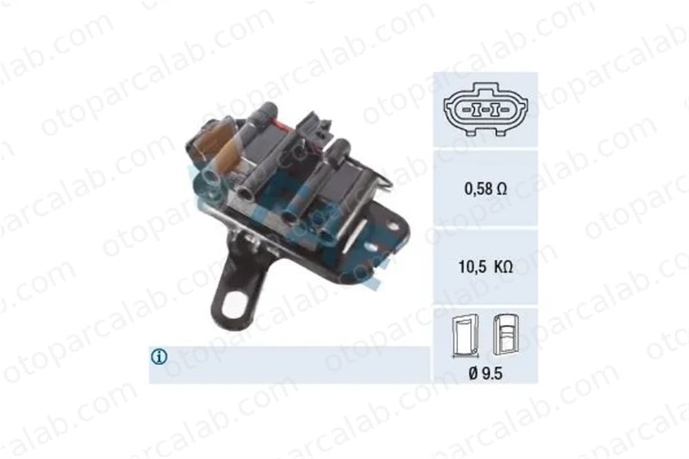 MAHER 00746 Ateşleme Bobini HYUNDAI COUPE I LANTRA II Station wagon 2730123003 138721