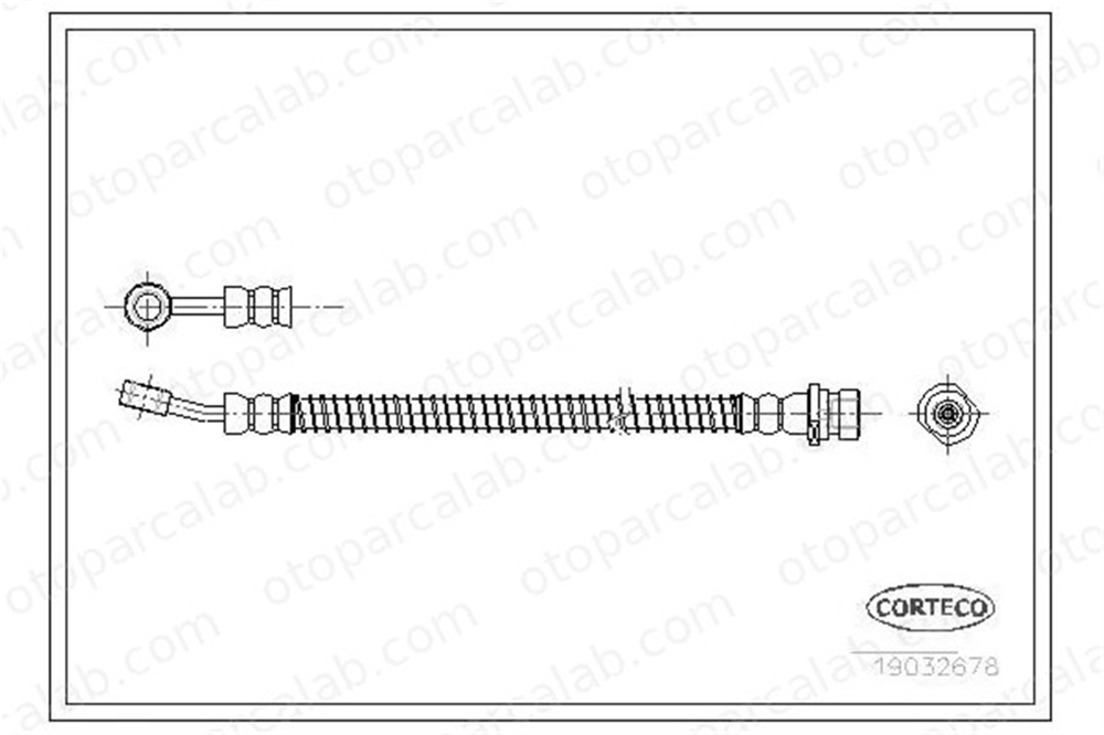MAHER 04074 Fren Hortumu Ön Sol HYUNDAI SONATA III 5873134001