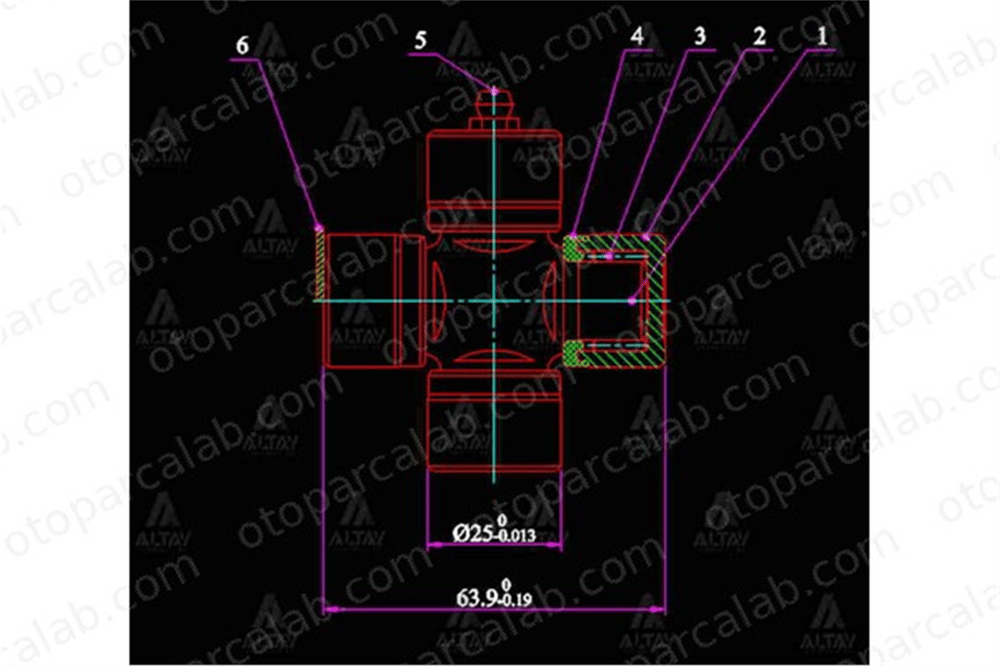 MAHER 10393 Mafsal İstavrozu SUZUKI VITARA MITSUBISHI L200 41234120 40150567003