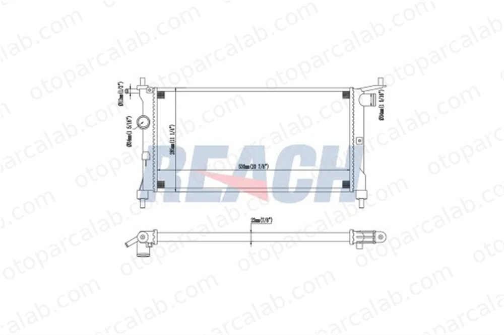MAHER 10581 Su Radyatörü OPEL CORSA B TIGRA 1300149 52488849