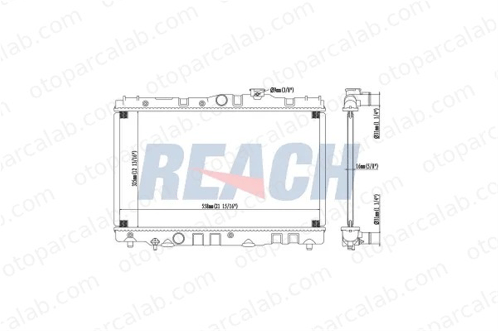 MAHER 10633 Su Radyatörü TOYOTA COROLLA CARINA V 1640011170 1640016150