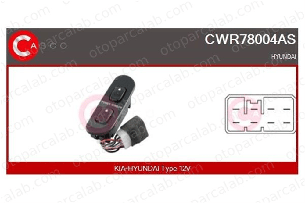 MAHER 11888 Cam Açma Düğmesi Ön Sol HYUNDAI H100 Platform şasi H100 Panelvan/Van 9369143320