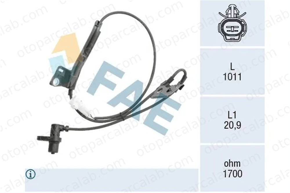 MAHER 12378 Abs Sensörü Ön Sağ TOYOTA COROLLA COROLLA Station wagon 8954212070
