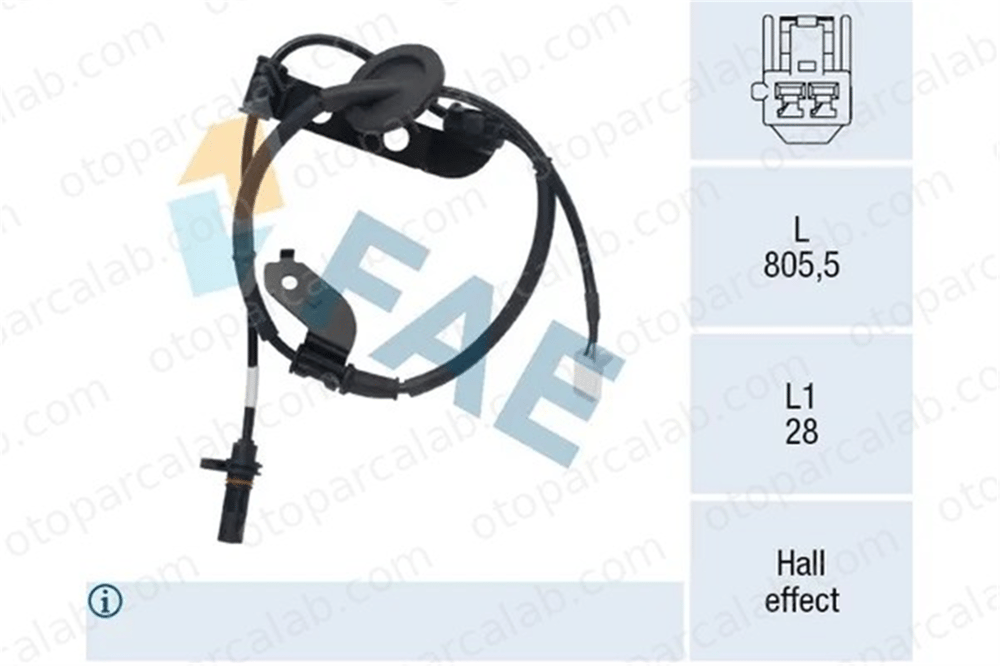 MAHER 12394 Abs Sensörü Arka Sol HYUNDAI i30 Station wagon i30 599102H300