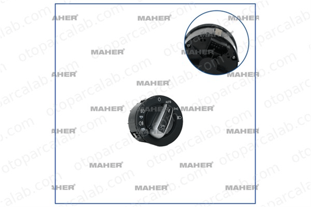 MAHER 15926 Far Anahtarı AUDI A6 C6 Avant A6 C6 4F1941531E 4FD941531A