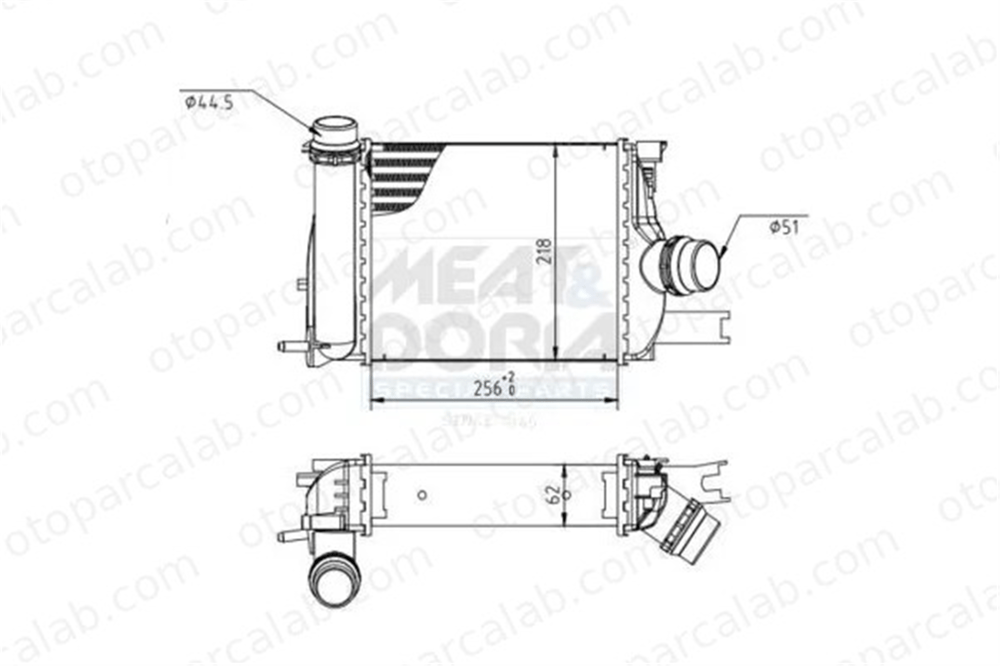 MAHER 19090 Turbo Radyatörü DACIA DUSTER LODGY 144966051R 14461B680C